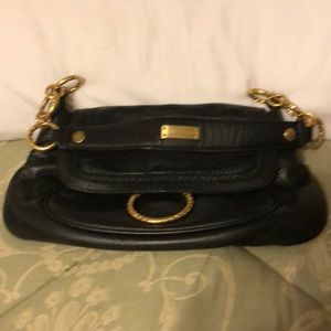 Small purse black leather new purse black